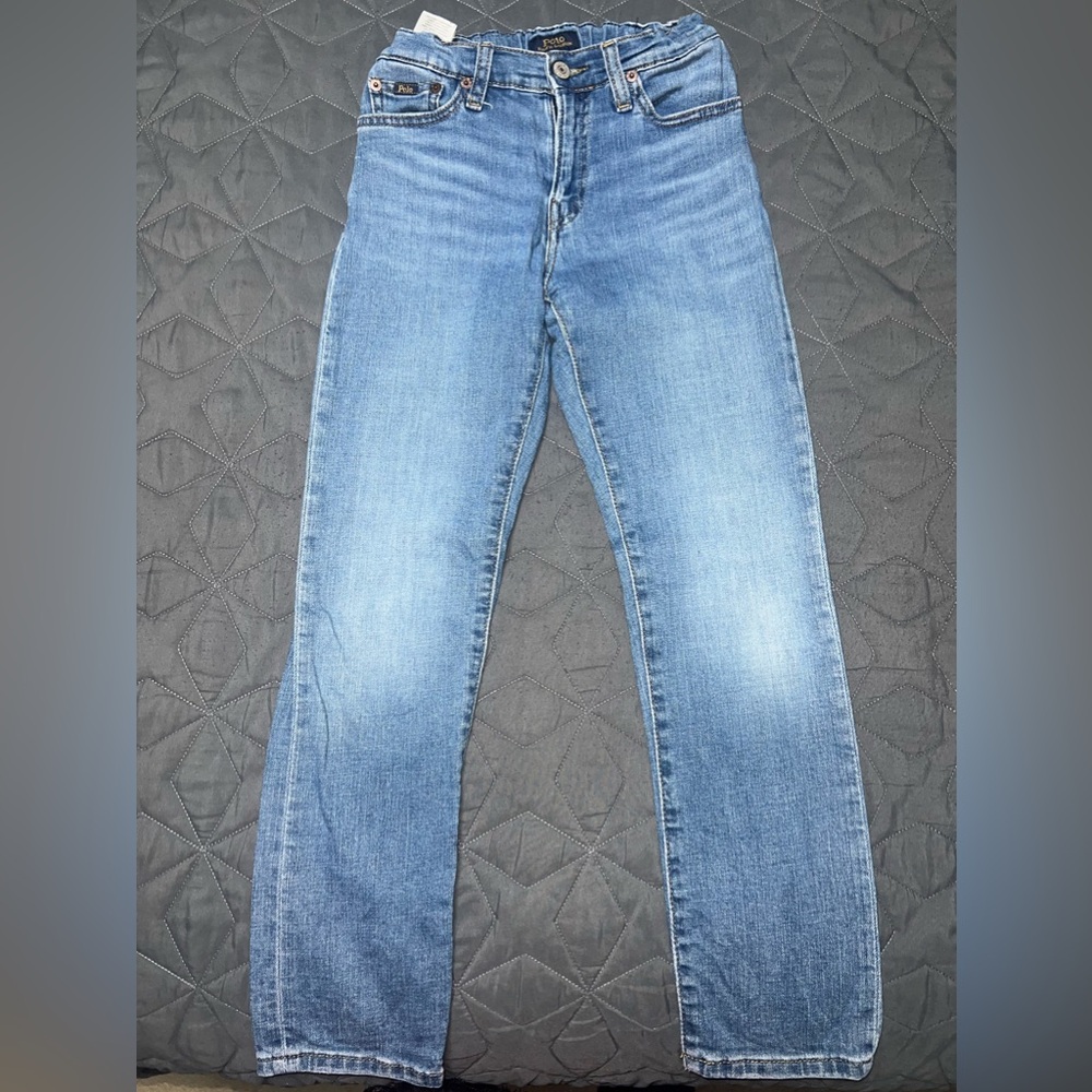 Polo Ralph Lauren (The Sullivan Slim jeans). Size 10. Light Denim.